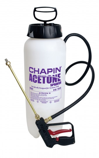 Acetone Sprayer With Dripless Shut-off - 3 Gallon