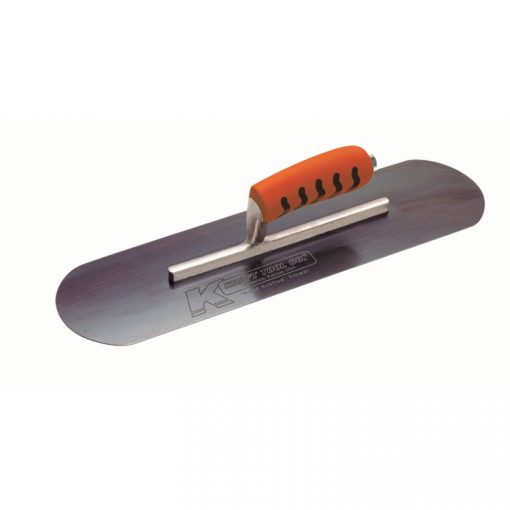 Kraft Tool-20"x5" Blue Steel Cement Trowel with a ProForm® Handle on a Short Shank